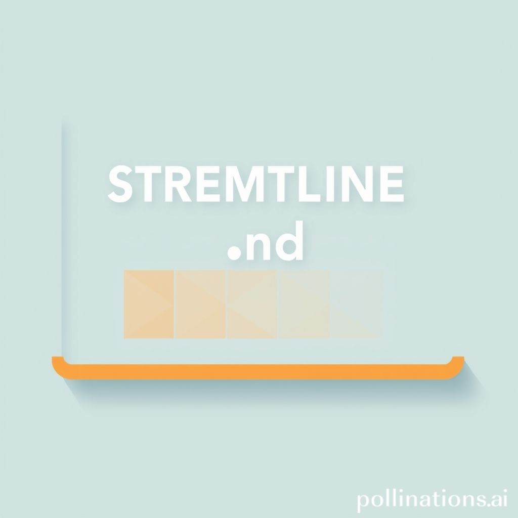 Streamline and Simplify