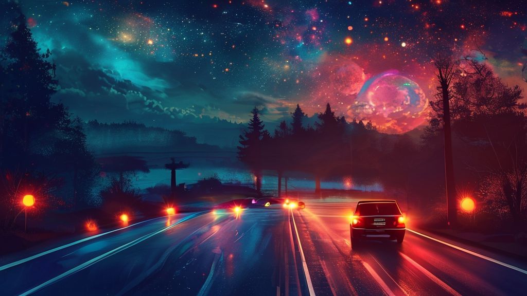 Stress Relief Late Night Drive Home: Finding Peace on the Road