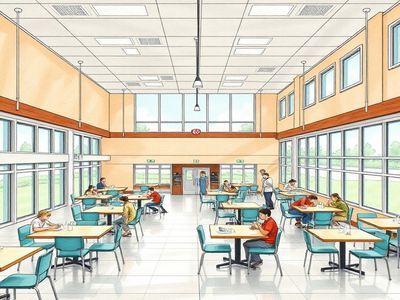 Student centers and cafeteria at RECTEM