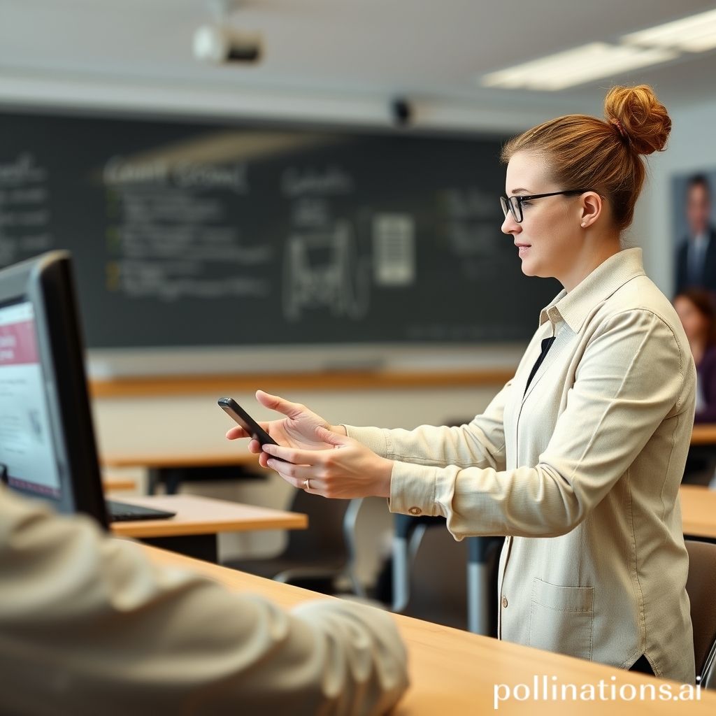 Guru menggunakan teknologi di kelas