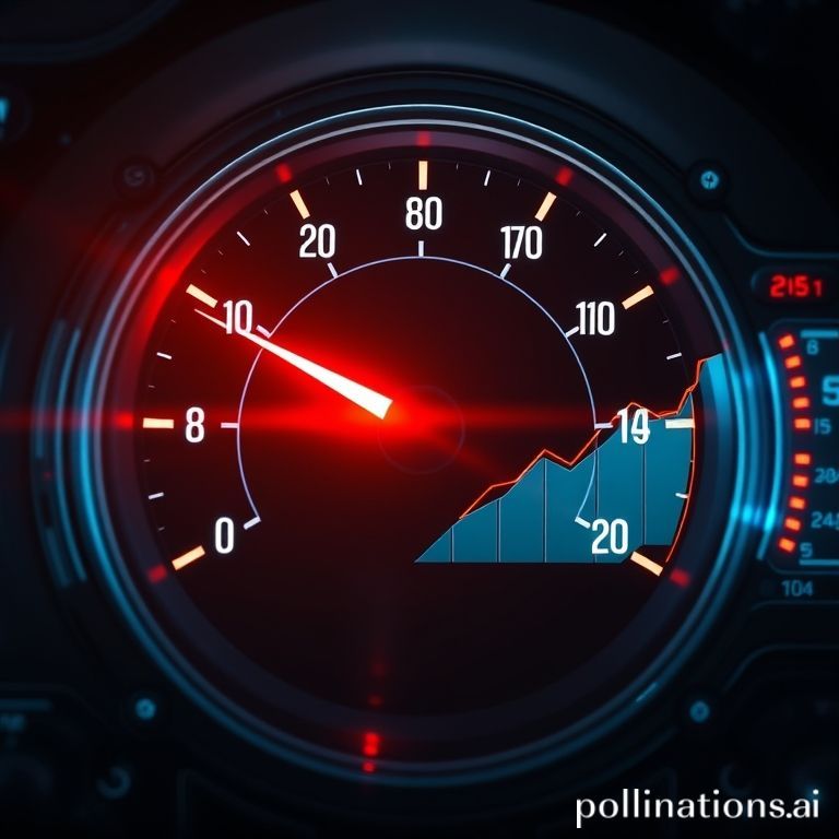 Concept di prestazioni con tachimetro e luci dinamiche