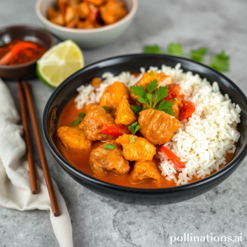 Delicious Thai Red Curry Chicken