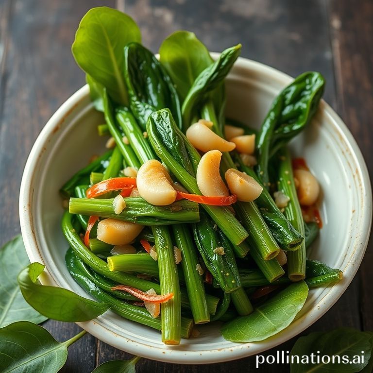 Tumis kangkung bawang putih