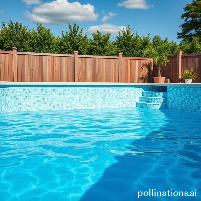 Pemasangan vinyl liner kolam renang