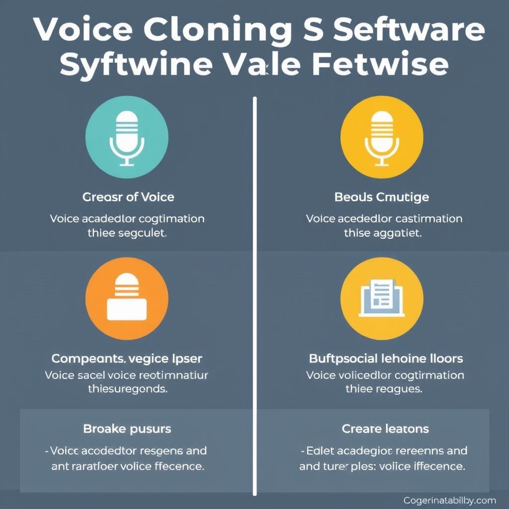 Feature comparison of voice cloning software
