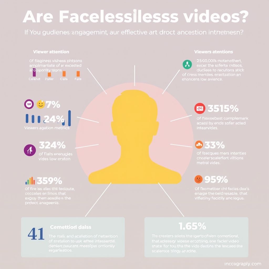 Visual explanation of Are faceless videos effective for audience engagement