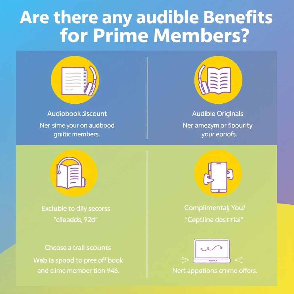 Visual explanation of are there any audible benefits for prime members