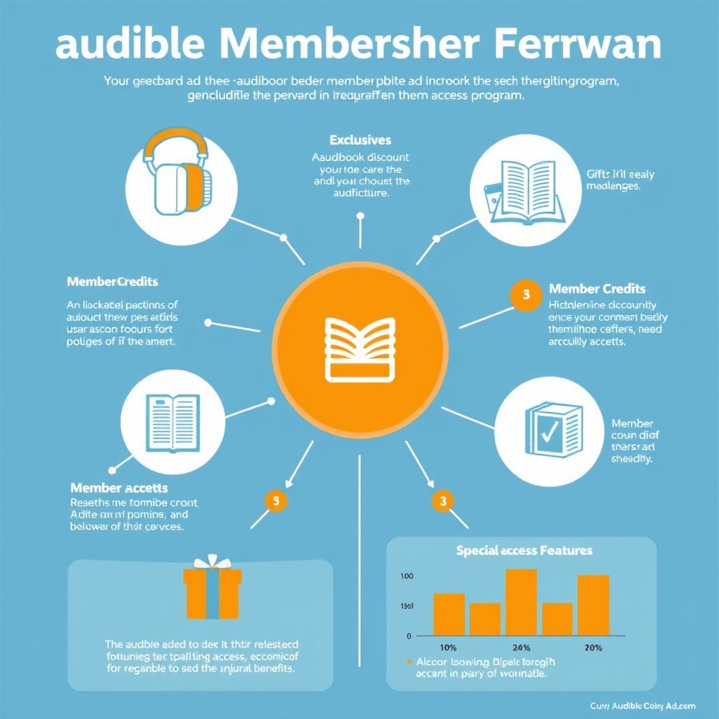 Visual explanation of audible membership loyalty program rewards and perks