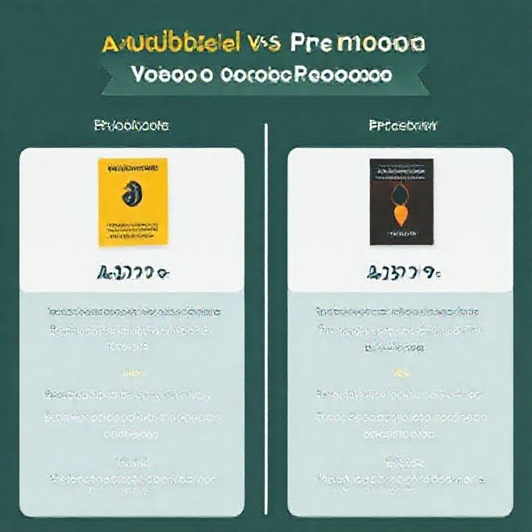 Visual explanation of audible plus vs premium plus which plan lets you keep books