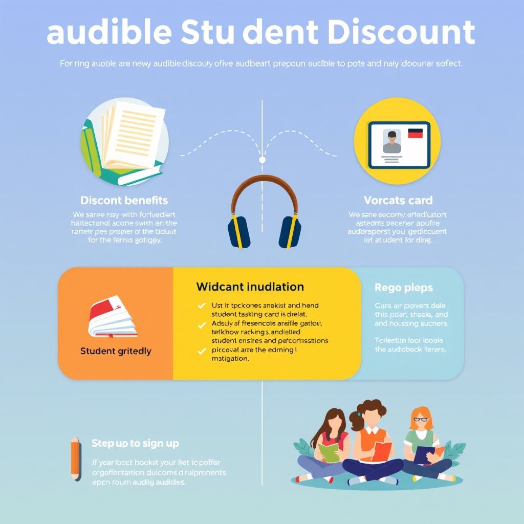Visual explanation of audible student discount program