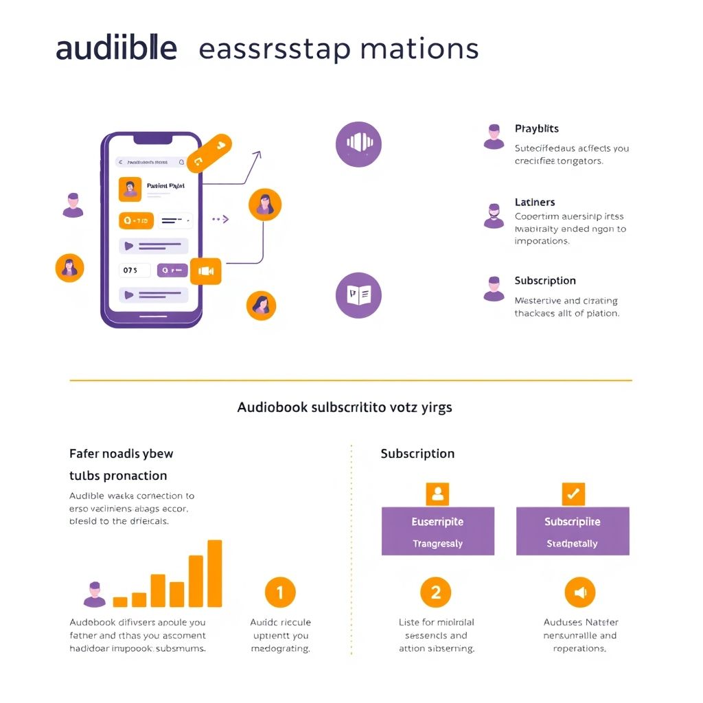 Visual explanation of audible subscription tiers