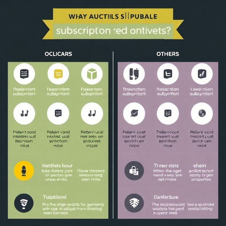 Visual explanation of audible subscription compared to others