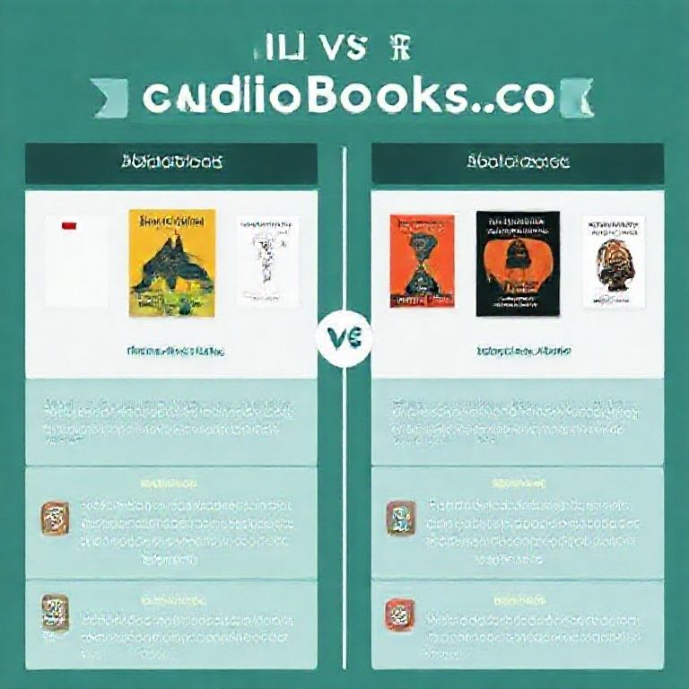 Visual explanation of audible vs audiobookscom which platform updates catalog more often