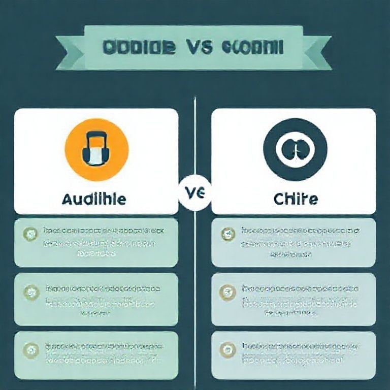 Visual explanation of audible vs chirp which platform offers better discounts on new releases