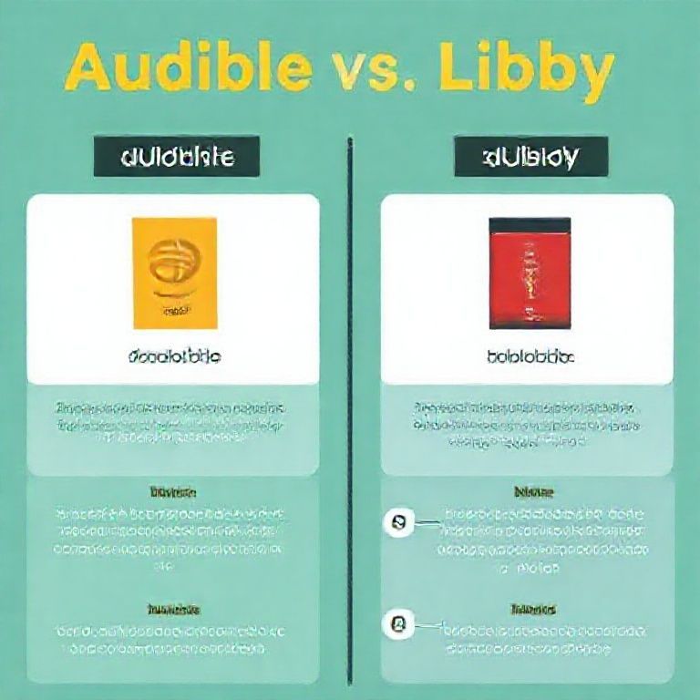Visual explanation of audible vs libby