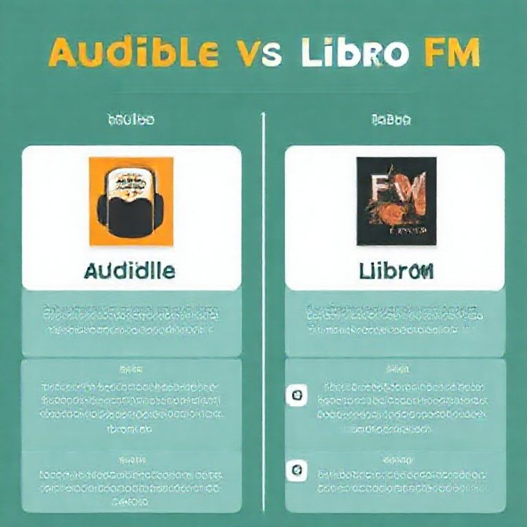 Visual explanation of audible vs libro fm