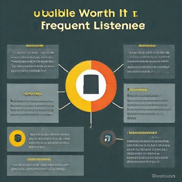 Visual explanation of audible worth it for frequent listeners
