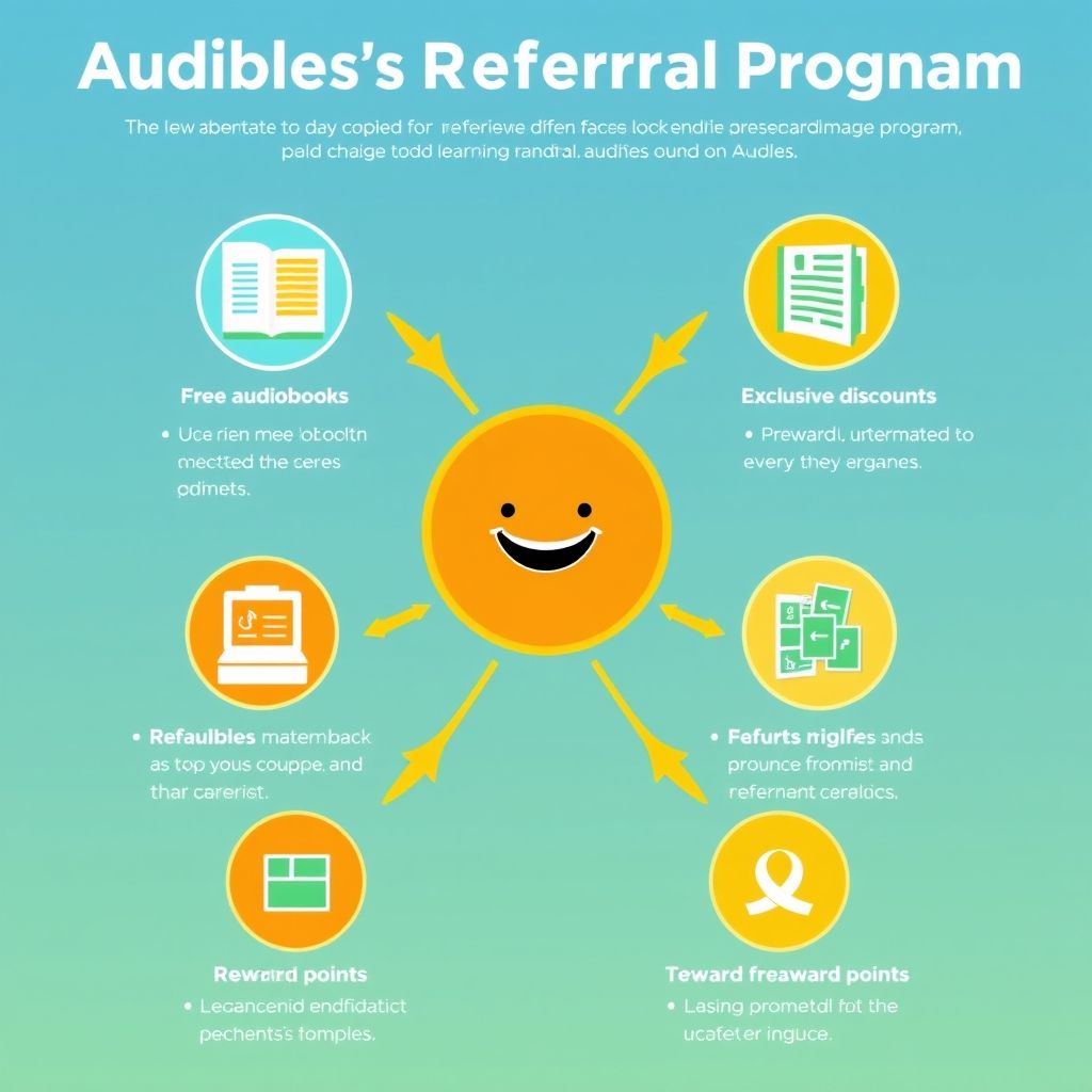 Visual explanation of audibles referral program benefits