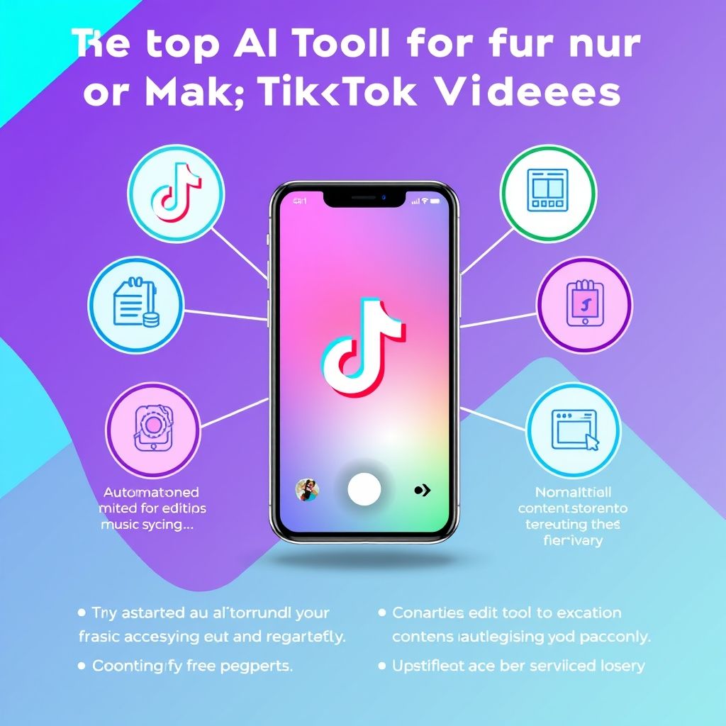 Visual explanation of best ai tool for making TikTok videos