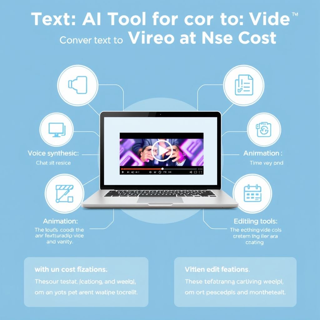 Visual explanation of best ai tool for text to video free