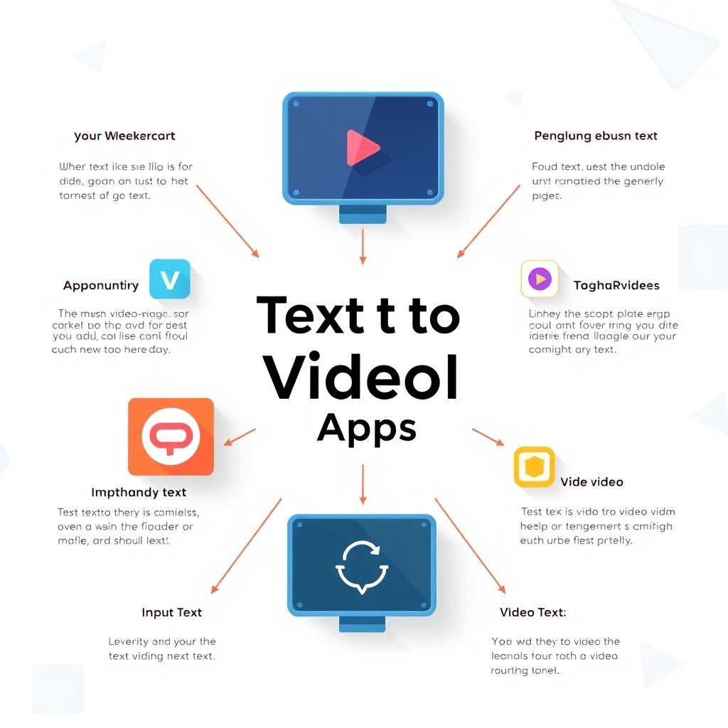 Visual explanation of AI video generation process