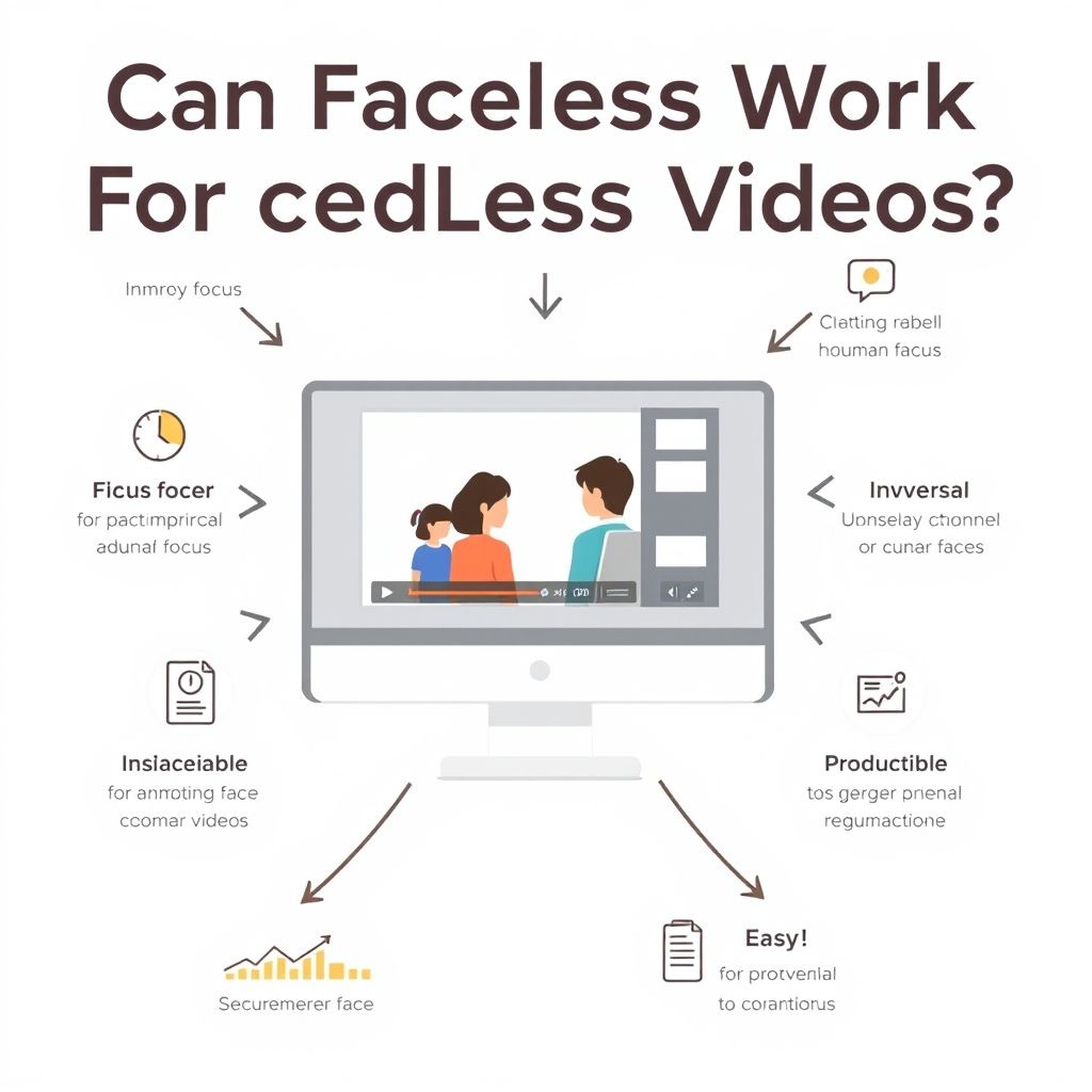 Visual explanation of Can faceless videos work for education channels