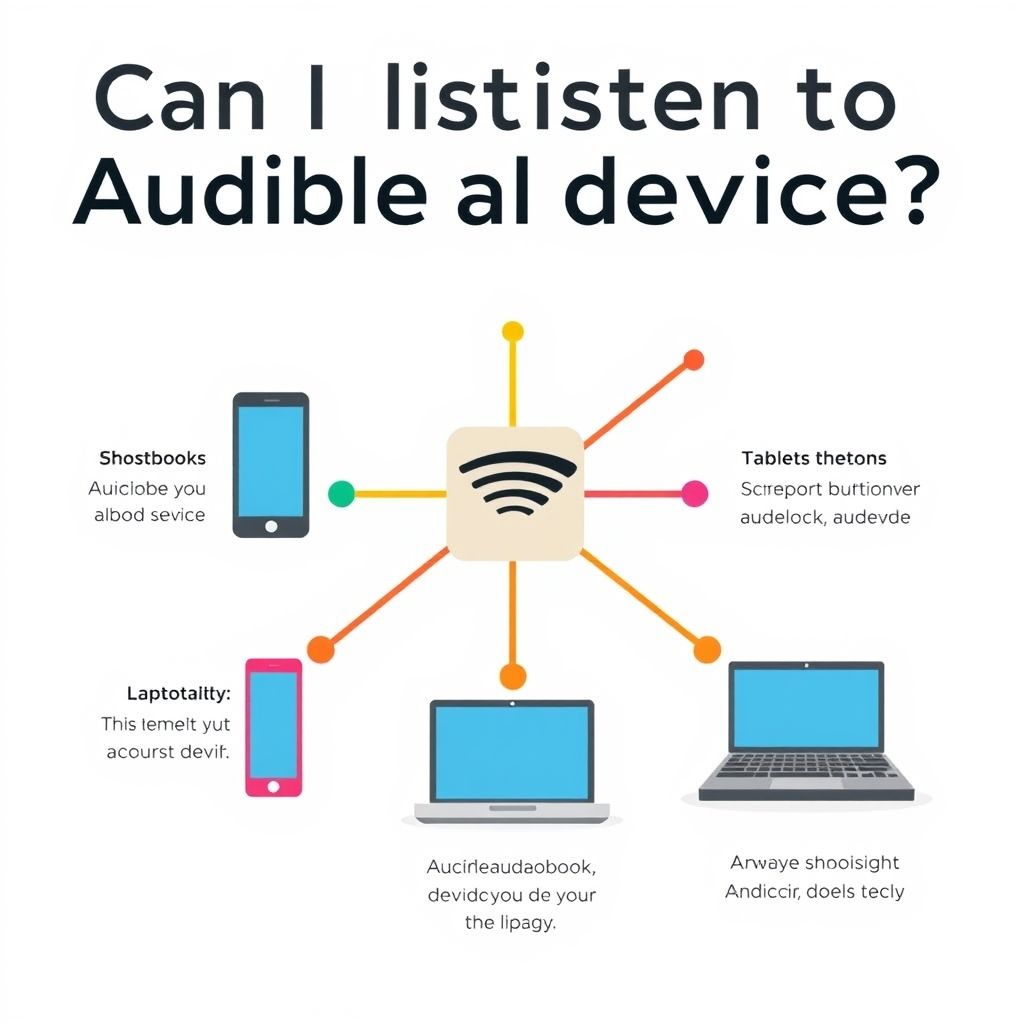 Visual explanation of can i listen to audible on multiple devices