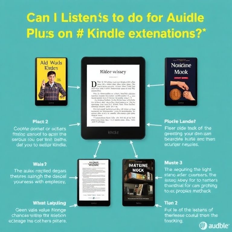 Visual explanation of can i listen to audible premium plus books on kindle devices