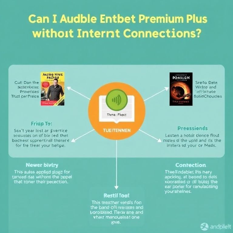 Visual explanation of can i listen to audible premium plus books without internet connection