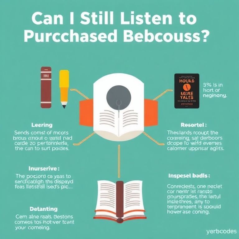 Visual explanation of can i still listen to purchased books after canceling subscription