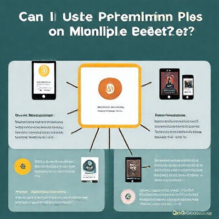 Visual explanation of can i use audible premium plus on multiple devices