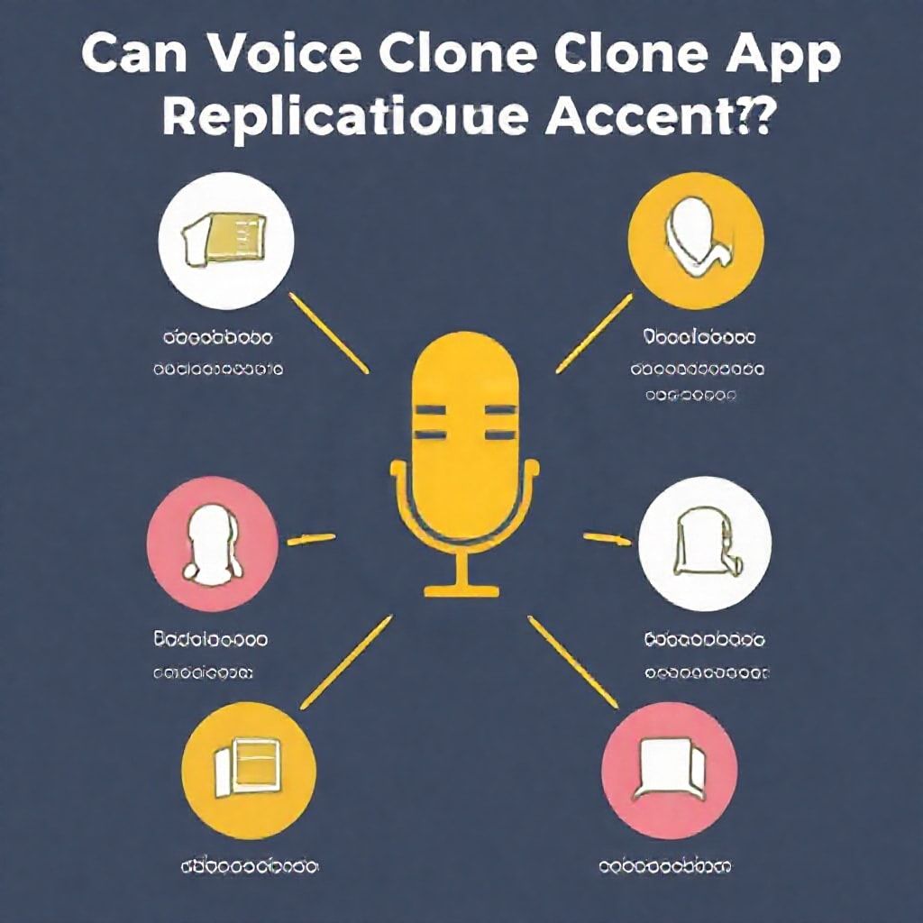 Visual explanation of Can voice clone app replicate accent