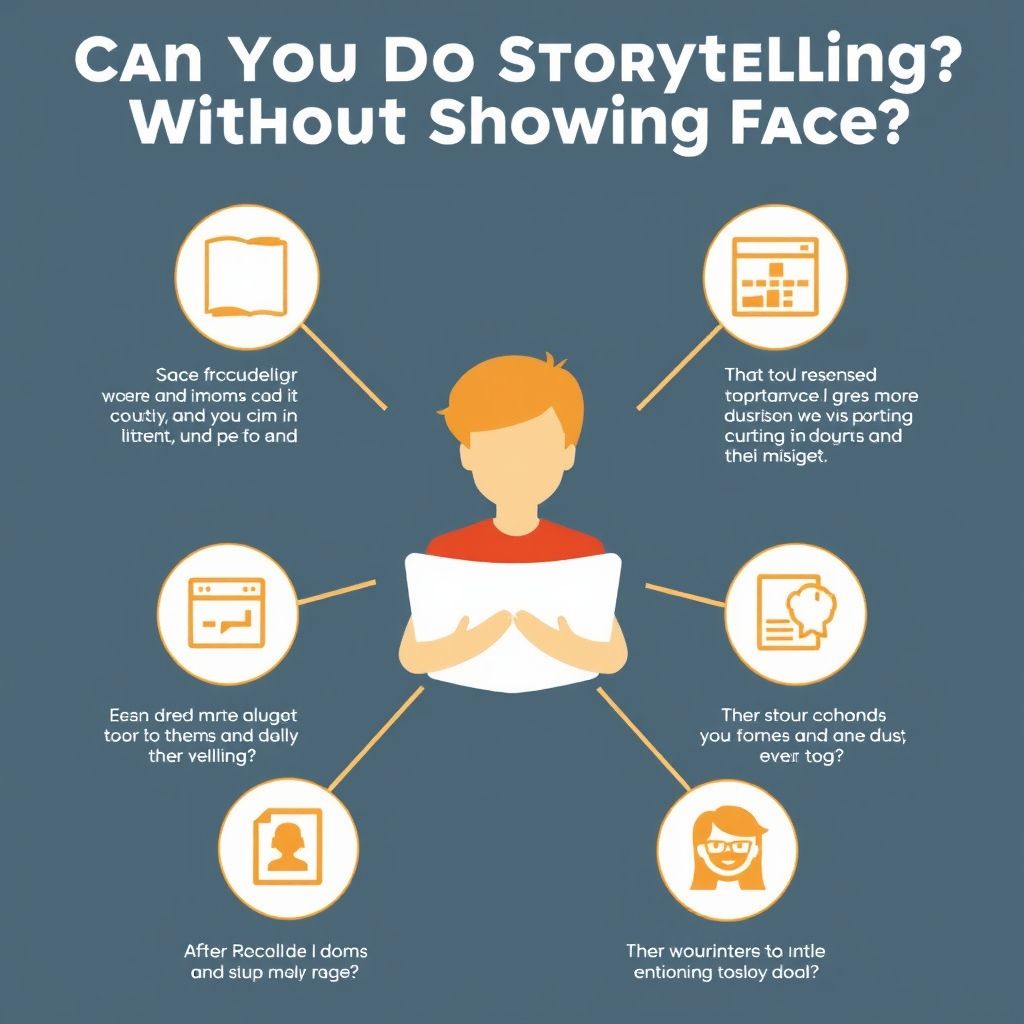 Visual explanation of faceless storytelling techniques