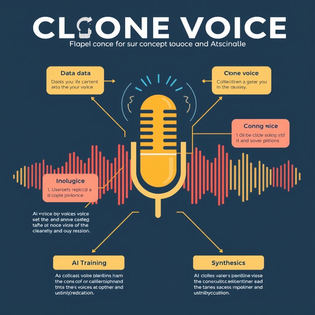 Visual explanation of clone voice for entertainment content