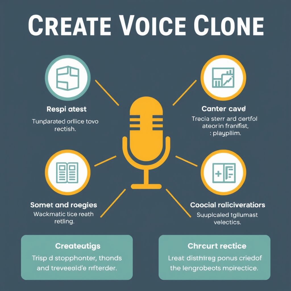 Visual explanation of voice cloning process
