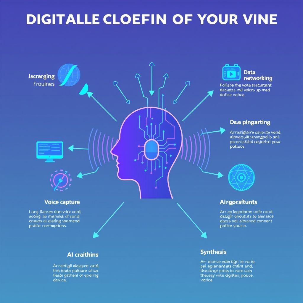 Visual explanation of digital clone of your voice