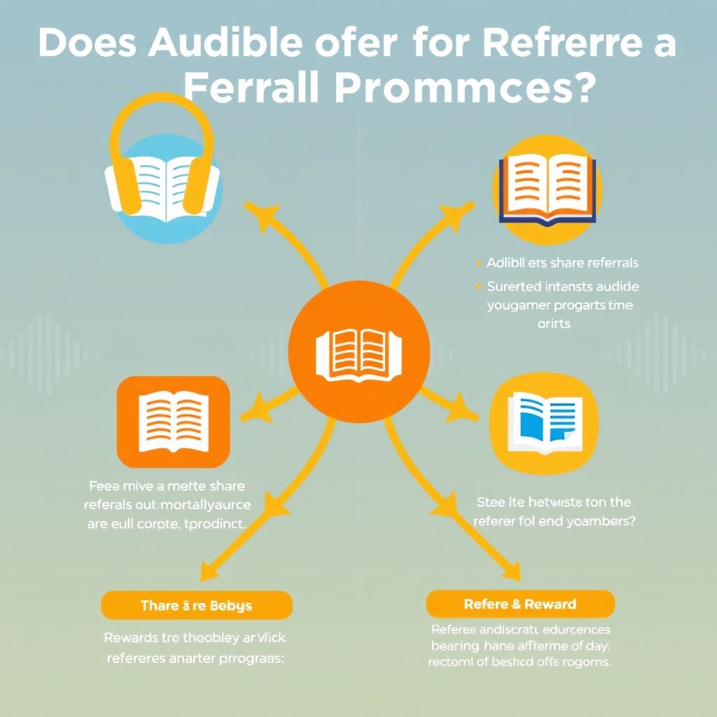 Visual explanation of does audible offer a referral program for members