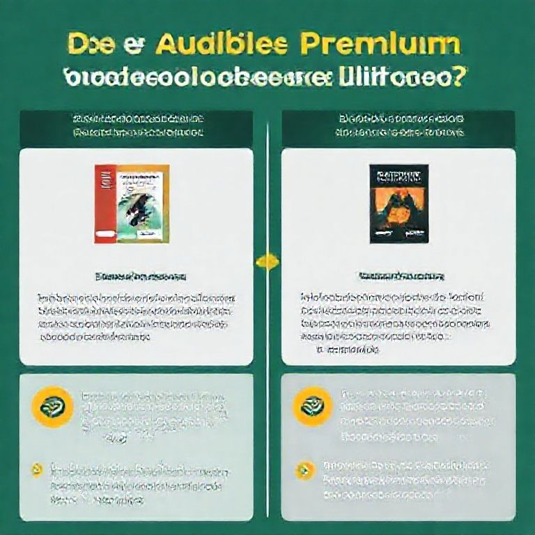 Visual explanation of does audible premium plus include access to audible originals library