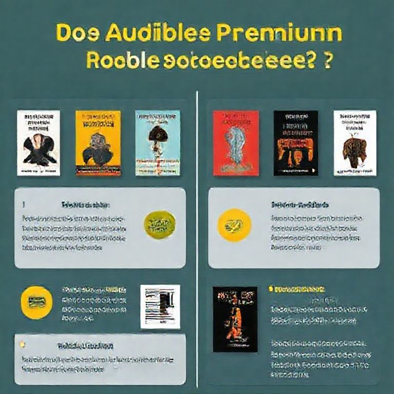 Visual explanation of does audible premium plus include new release audiobooks free