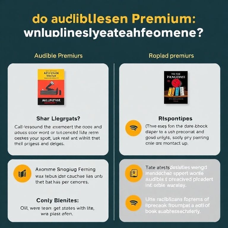 Visual explanation of does audible premium plus offer unlimited book streaming