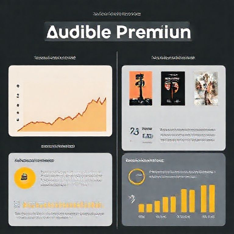 Visual explanation of does audible premium plus show listening history and stats
