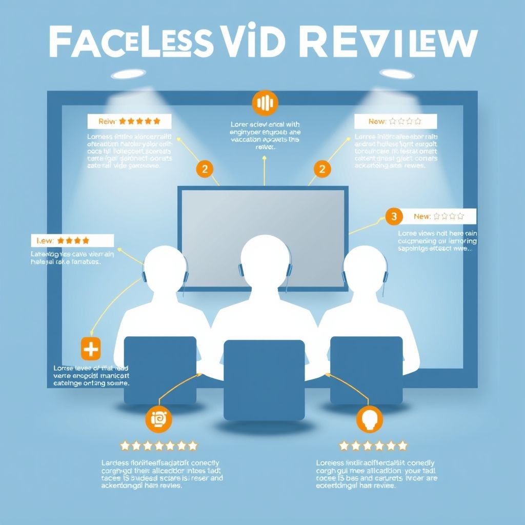 Visual explanation of faceless.video review