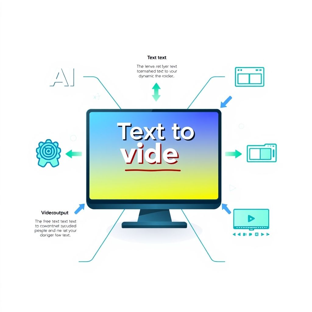 Visual explanation of free ai text to video generator