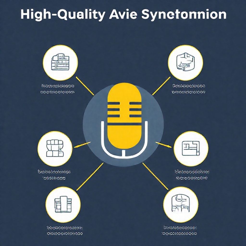Visual explanation of high-quality AI voice synthesis