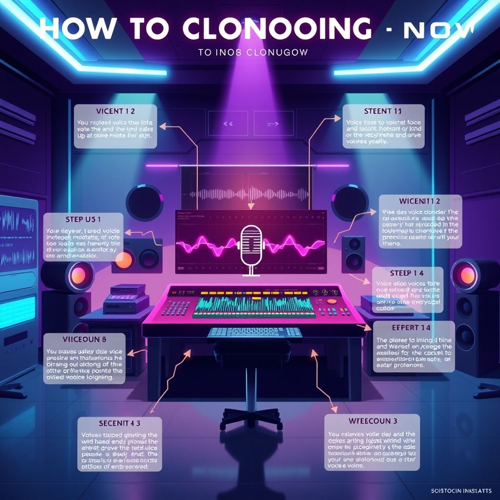 Visual explanation of How to clone voice from audio