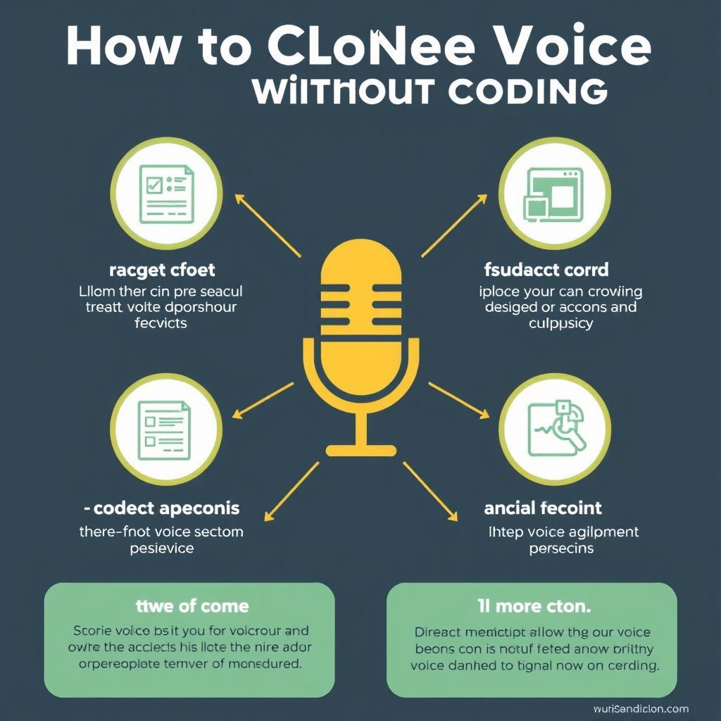Visual explanation of How to clone voice without coding