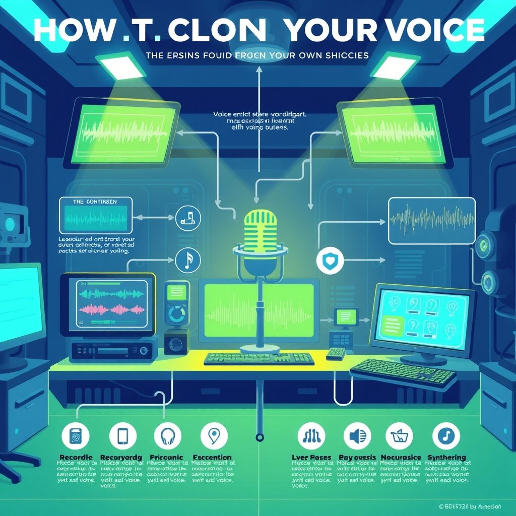 Visual explanation of how to clone your own voice