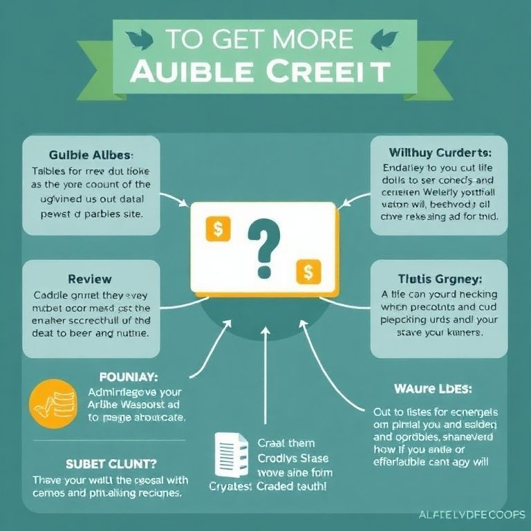 Visual explanation of how to get more audible credits without paying extra money
