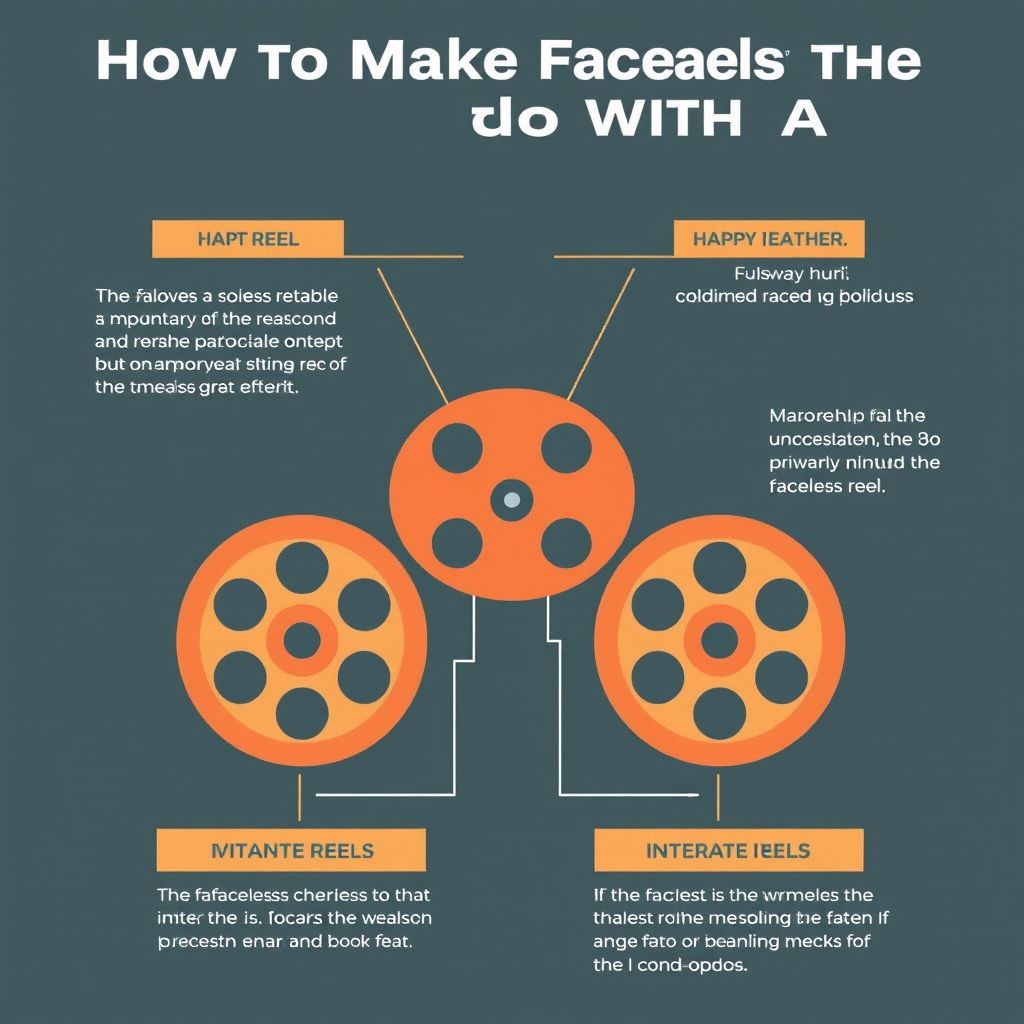 Visual explanation of How to make faceless Reels with AI