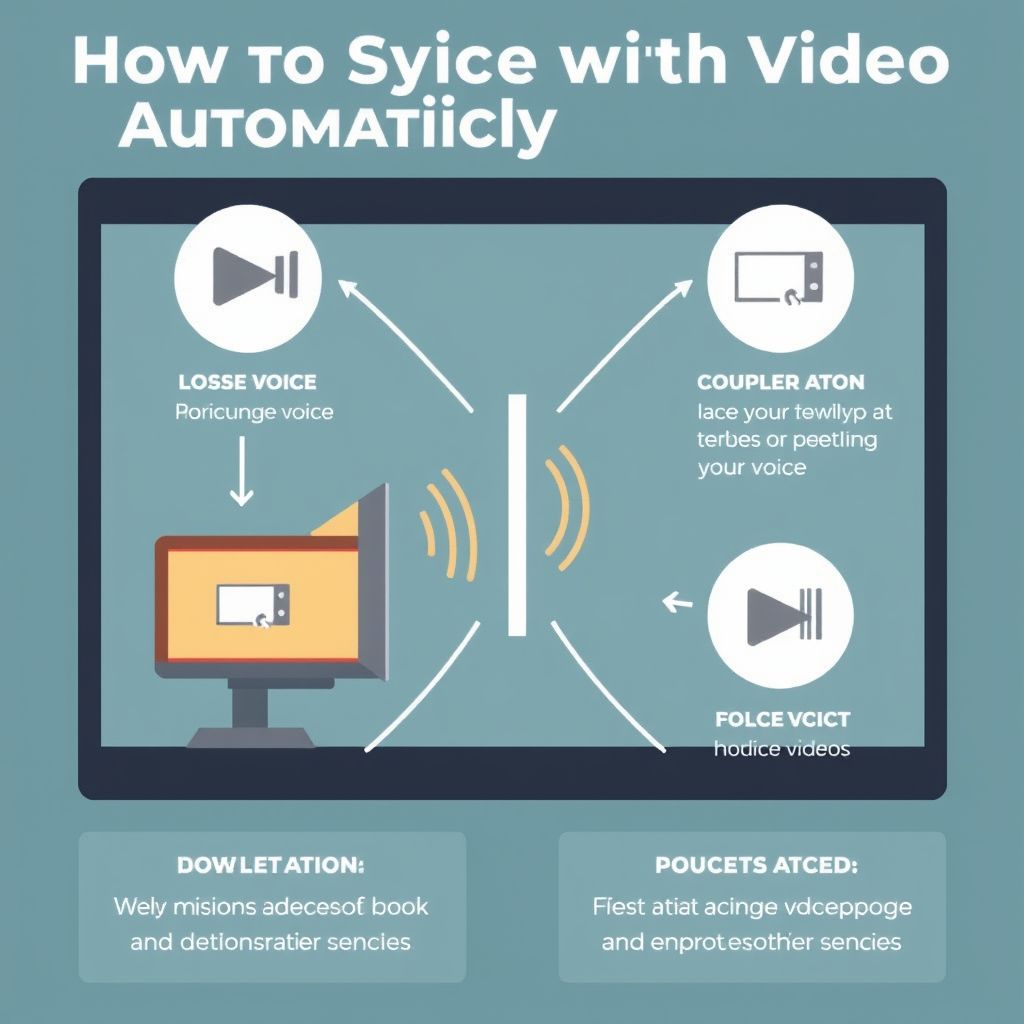 Visual explanation of audio-video synchronization methods